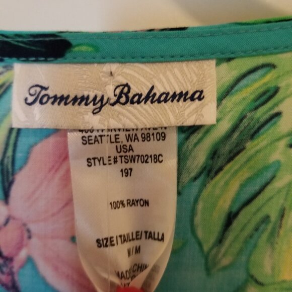 Tommy Bahama Fleur de Flora Wrap Dress -  NWT - size M - Picture 3 of 11